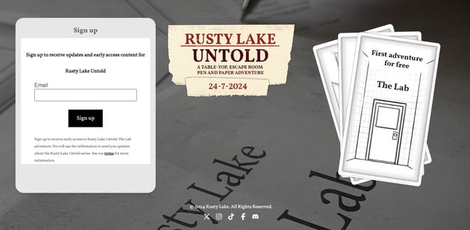 ke Untold》7月24日开放免费开元棋牌《锈湖》桌游《Rusty La(图2)